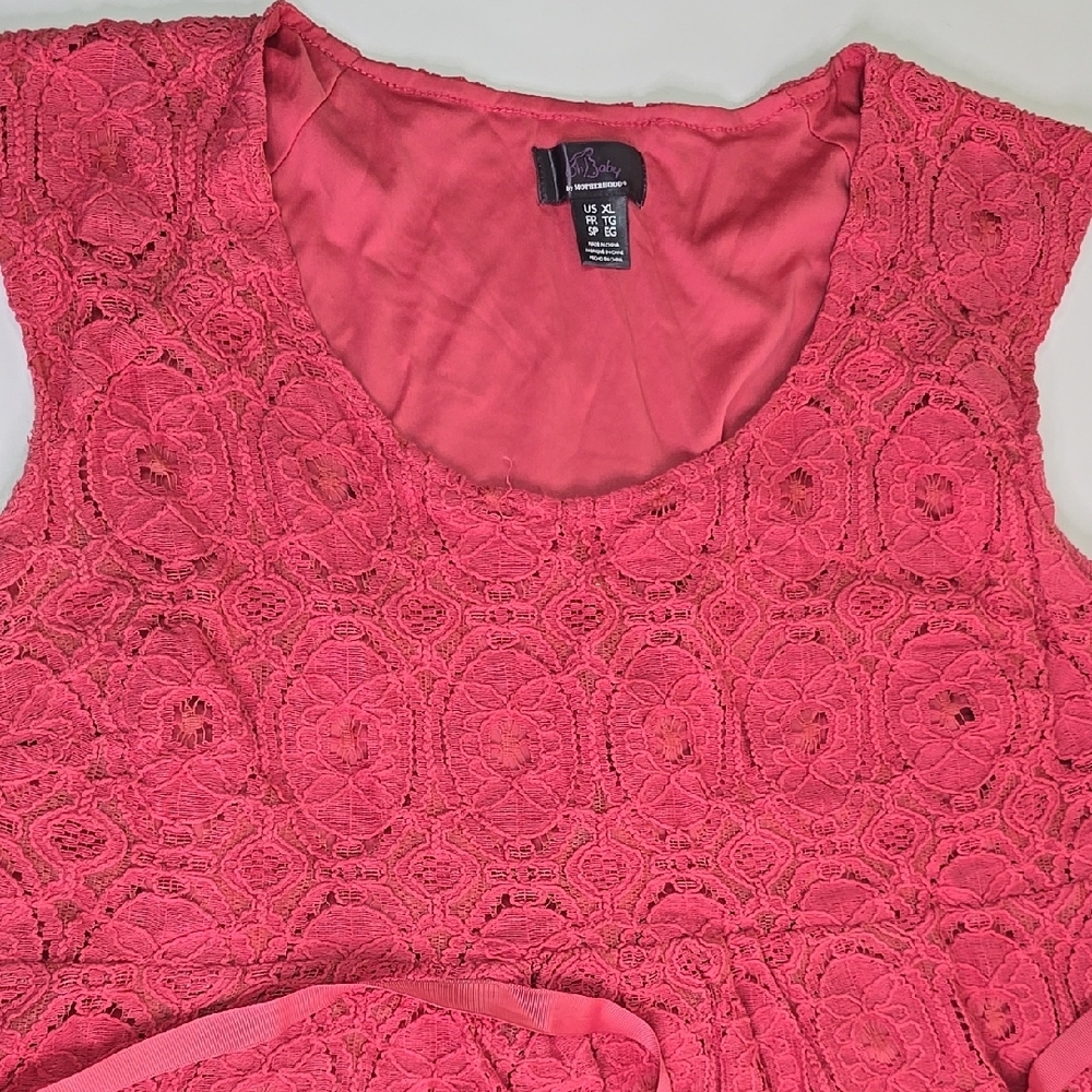 Maternity Lace Baby Doll Dress